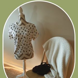 Cacti patterned crop top